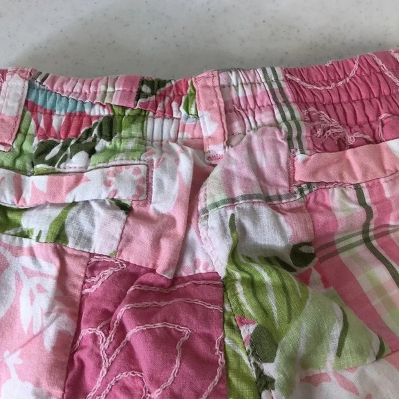 Janie & Jack Pink Patch Button Shorts 6-12M - Picture 5 of 5